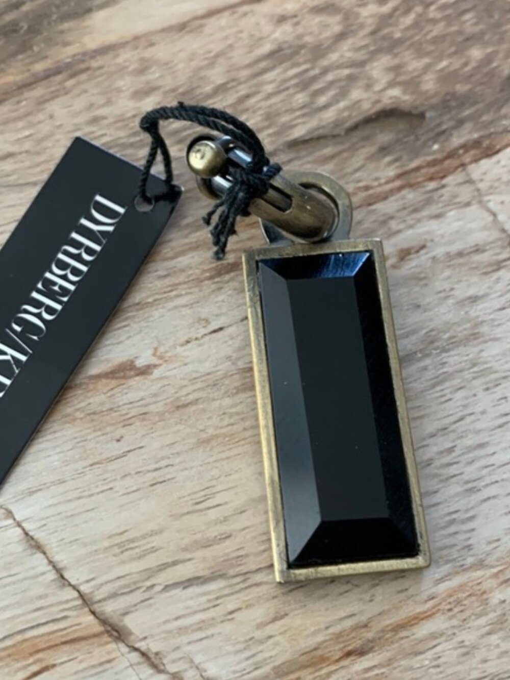 Dyrberg/Kern Klaki genuine onyx pendant
